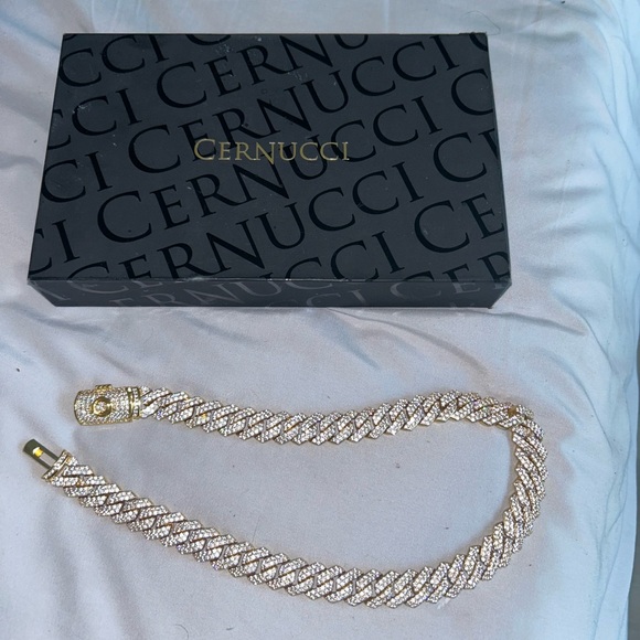 Authentic Cernucci Cuban Link Necklace - Picture 1 of 1